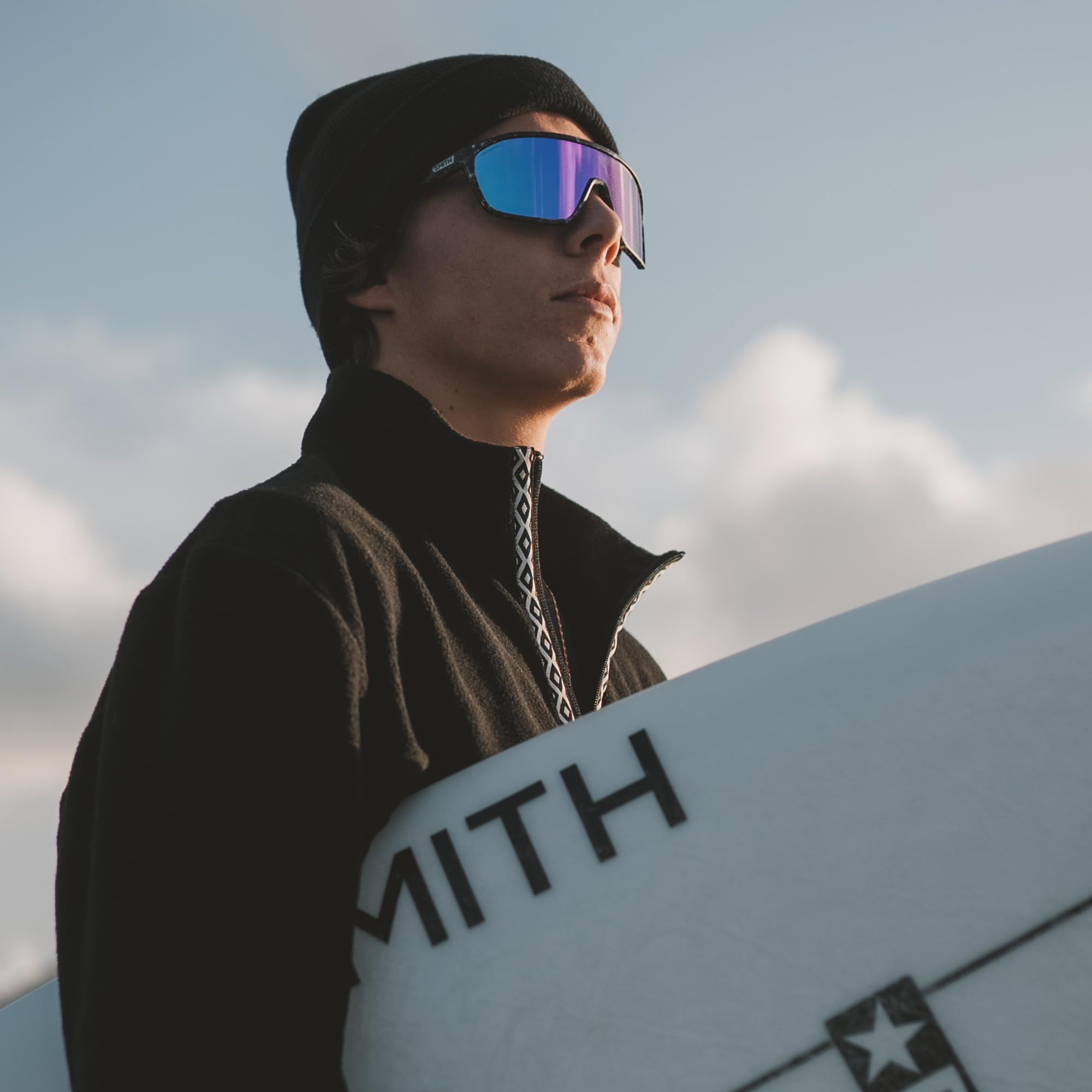 SMITH Boomtown Sunglasses with ChromaPop Shield Lens – Performance Sports Active Sunglasses – for Men & Women - Image 4