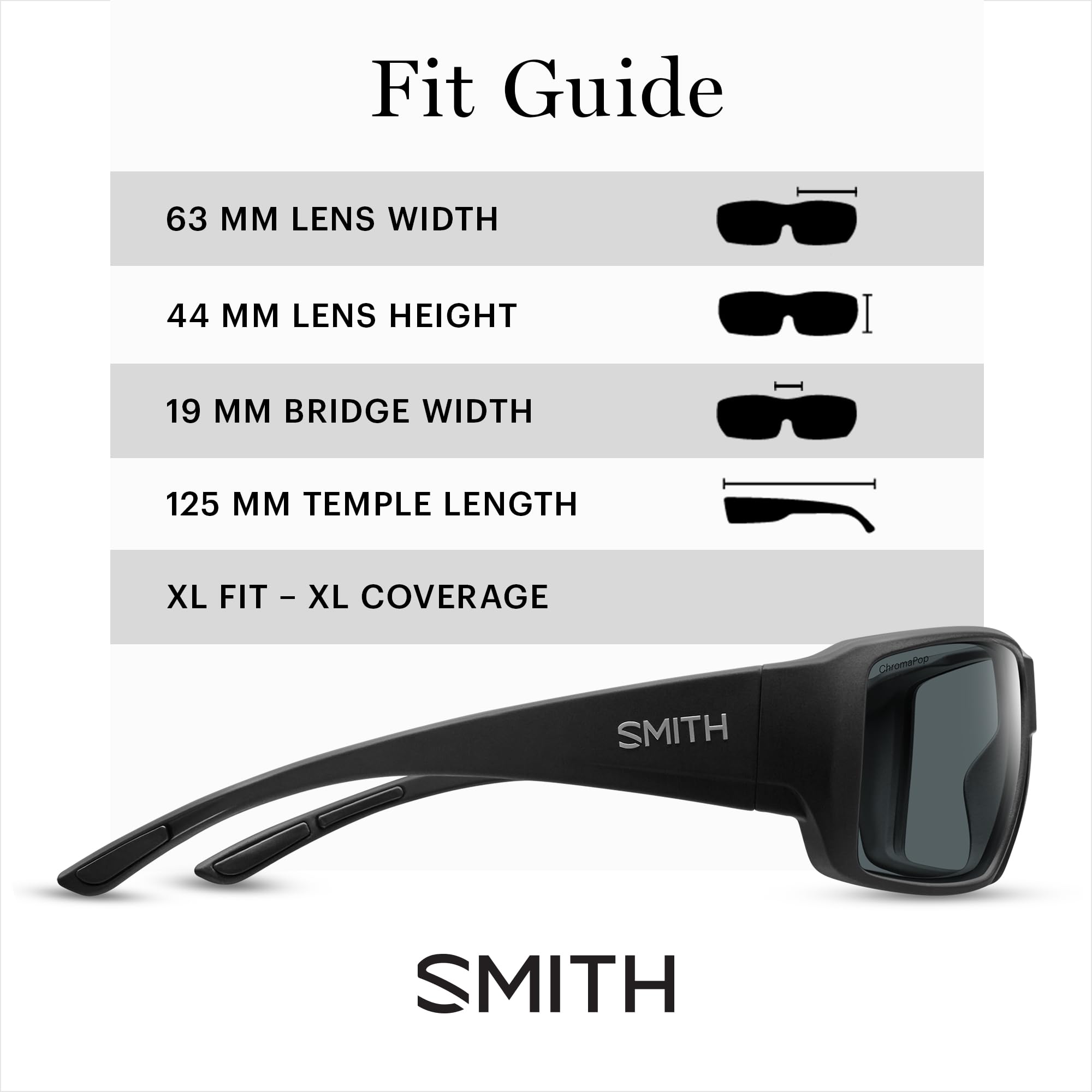 SMITH Guide's Choice XL Sunglasses with Chromapop Lenses - Polarized Sunglasses - for Men & Women - Image 3
