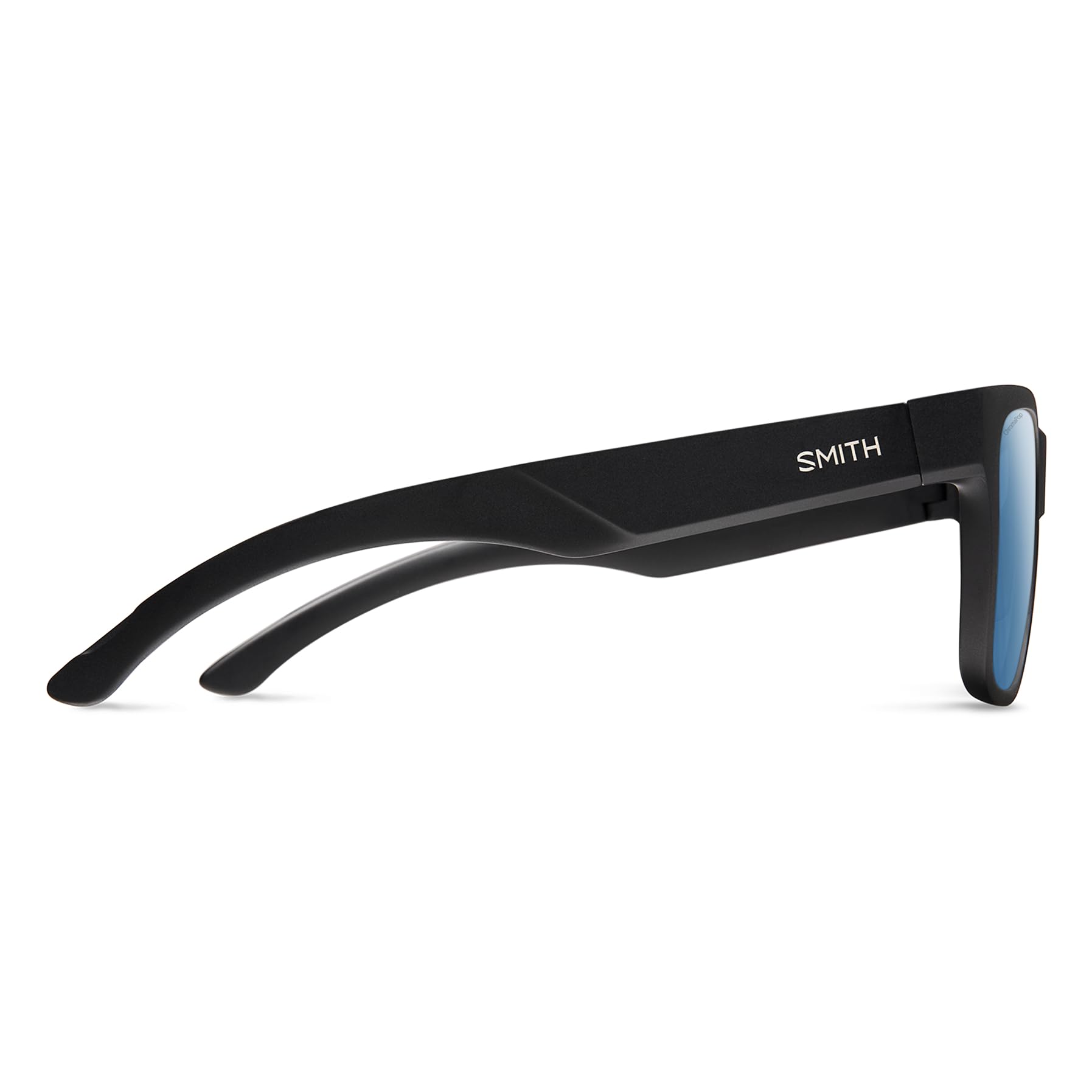 SMITH Lowdown 2 Sunglasses with Chromapop Lenses - Polarized Sunglasses - for Men & Women - Matte Black ChromaPop Glass Polarized Blue Mirror - Image 3