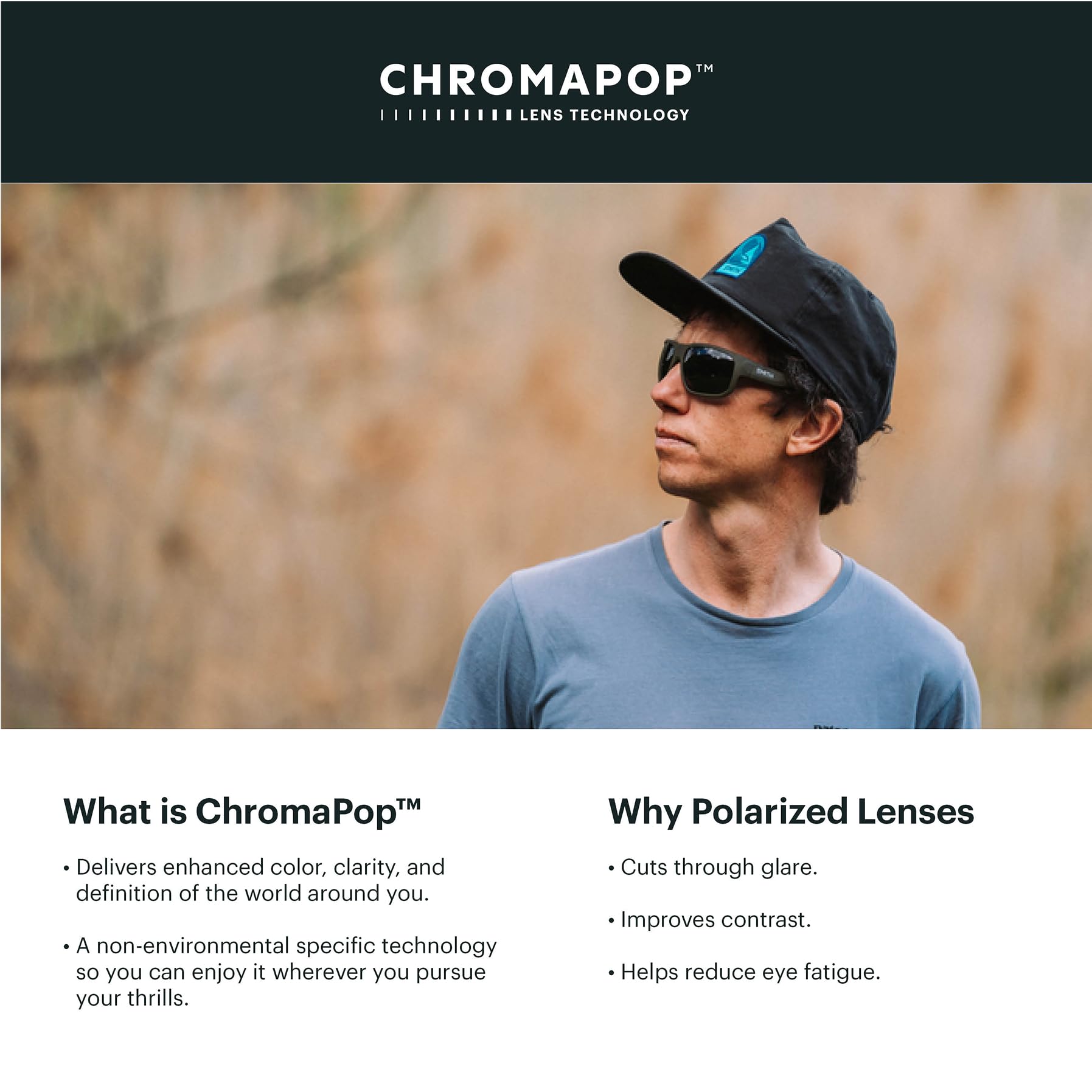 SMITH Lowdown 2 Sunglasses with Chromapop Lenses - Polarized Sunglasses - for Men & Women - Matte Black ChromaPop Glass Polarized Blue Mirror - Image 6