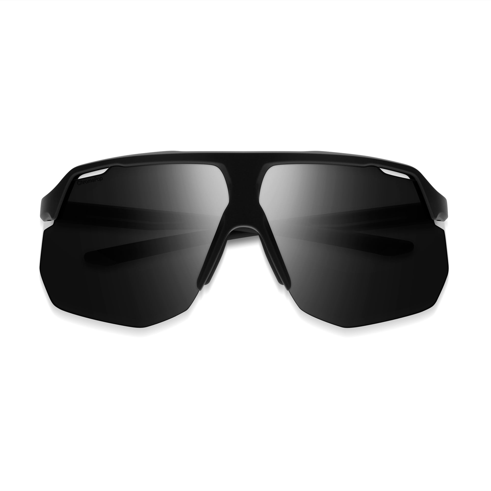 SMITH Motive Sunglasses with ChromaPop Lens Technology – Performance Sports Sunglasses with Full Coverage for Road Biking, MTB & More – For Men & Women – Matte Black + Black Lenses - Image 5