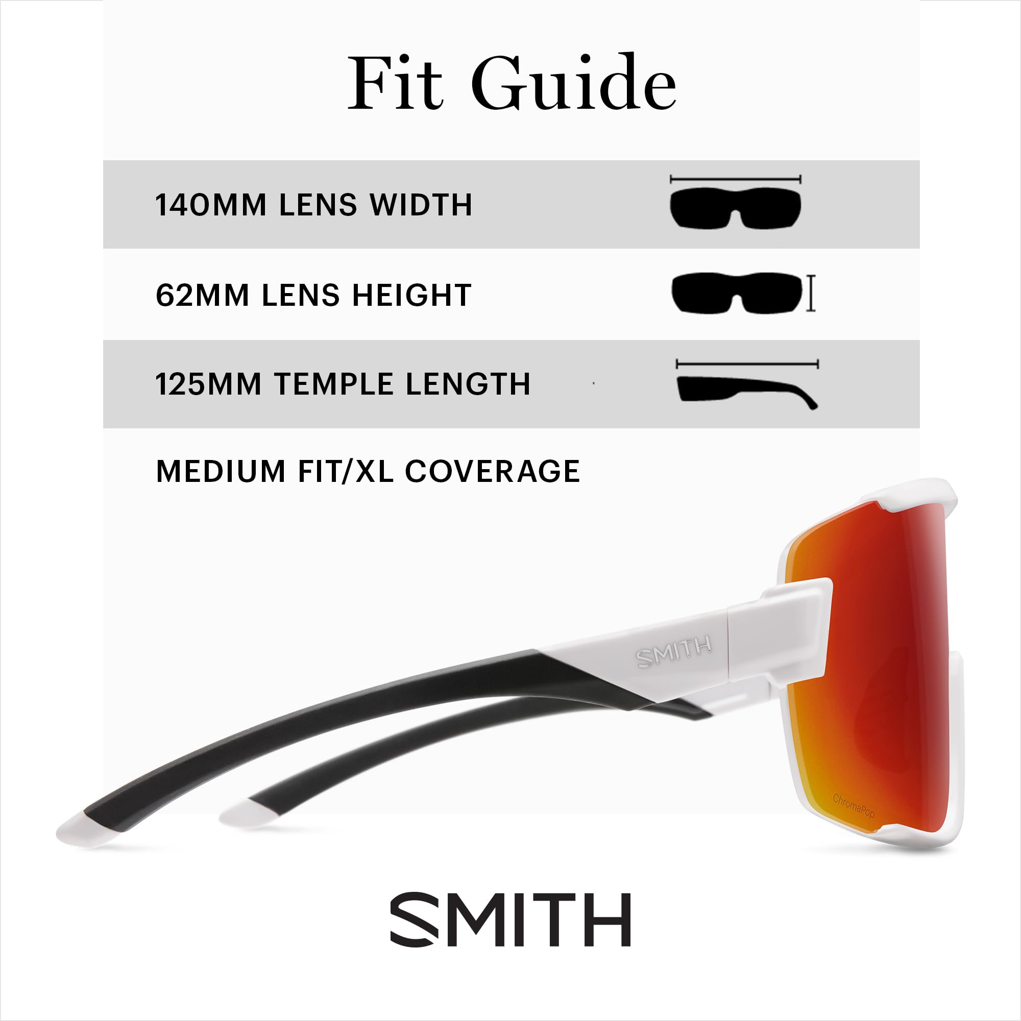 SMITH Wildcat Sunglasses with Chromapop Lenses - Polarized Sunglasses - for Men & Women - Image 3
